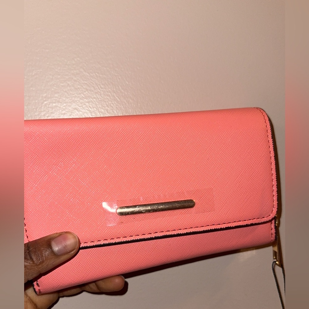 Chic coral  with chain wallet